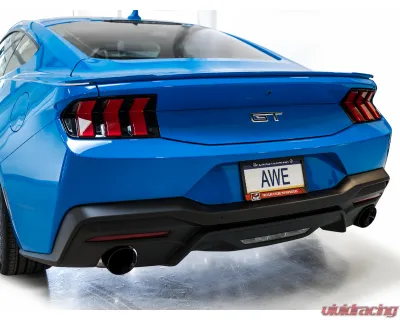 AWE Tuning Track Edition Exhaust | 4.5" Dual Diamond Black Tips Ford Mustang GT 2024-2024|Ford Mustang GT Premium 2024-2024 - 3020-33650