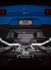 AWE Tuning Track Edition Exhaust | 4.5" Dual Diamond Black Tips Ford Mustang GT 2024-2024|Ford Mustang GT Premium 2024-2024                                     - 3020-33650 - Image 12