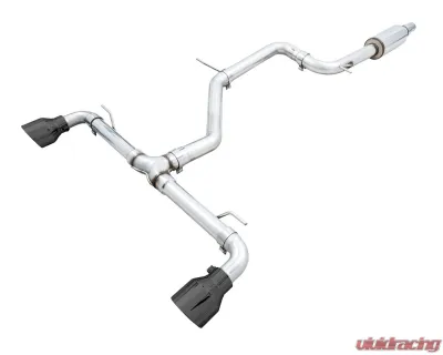 AWE Tuning Track Edition Exhaust | 3" Diameter | 5" Dual Diamond Black Tips Volkswagen GTI 2022-2025 - 3020-33658