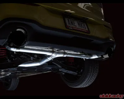 AWE Tuning Track Edition Exhaust | 3" Diameter | 5" Dual Diamond Black Tips Volkswagen GTI 2022-2025 - 3020-33658