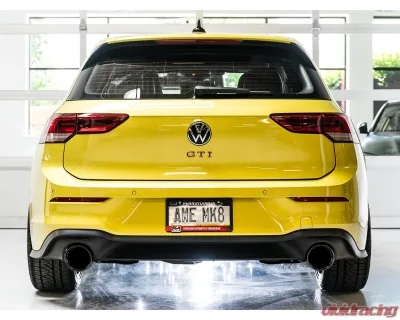 AWE Tuning Track Edition Exhaust | 3" Diameter | 5" Dual Diamond Black Tips Volkswagen GTI 2022-2025 - 3020-33658