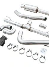 AWE Tuning Track Edition Exhaust | 3" Diameter | 5" Dual Diamond Black Tips Volkswagen GTI 2022-2025                                     - 3020-33658 - Image 8