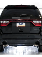 AWE Tuning Track Edition Exhaust | 3" Diameter | 5" Dual Diamond Black Tips Dodge Durango 2018-2024                                     - 3020-33952 - Image 2