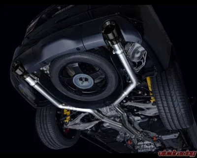 AWE Tuning Track Edition Exhaust | 3" Diameter | 5" Dual Diamond Black Tips Dodge Durango 2018-2024 - 3020-33952