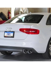 AWE Tuning Track Edition Exhaust | 2.5" Diameter | 4" Quad Chrome Silver Tips Audi S4 2013-2016                                     - 3020-42026 - Image 2