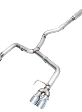 AWE Tuning Track Edition Exhaust | 3" Diameter | 4" Quad Chrome Silver Tips Subaru WRX 2012-2014|Subaru WRX STI 2015-2021                                     - 3020-42058 - Image 6