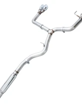 AWE Tuning Track Edition Exhaust | 3" Diameter | 4" Quad Chrome Silver Tips Subaru WRX 2012-2014|Subaru WRX STI 2015-2021                                     - 3020-42058 - Image 2