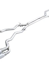 AWE Tuning Track Edition Cat Back Exhaust | 3" Diameter | 4" Quad Chrome Silver Tips BMW M5 2018-2023                                     - 3020-42070 - Image 3