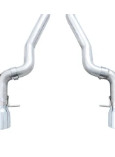 AWE Tuning Track Edition Cat Back Exhaust | 3" Diameter | 4" Quad Chrome Silver Tips BMW M5 2018-2023                                     - 3020-42070 - Image 3