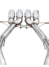 AWE Tuning Track Edition Axle Back Exhaust for Chevrolet Corvette 2014-2019, 3" Diameter, Quad Chrome Tips                                     - 3020-42073 - Image 6