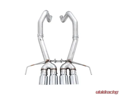 AWE Tuning Track Edition Axle Back Exhaust for Chevrolet Corvette 2014-2019, 3" Diameter, Quad Chrome Tips - 3020-42073