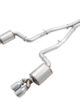 AWE Tuning Touring Edition Exhaust | 3" Diameter | 4" Quad Chrome Silver Tips Dodge Challenger 2015-2023                                     - 3020-42074 - Image 7