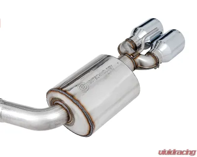 AWE Tuning Touring Edition Exhaust | 3" Diameter | 4" Quad Chrome Silver Tips Dodge Challenger 2015-2023 - 3020-42074