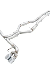 AWE Tuning Track Edition Exhaust | 3" Diameter | 4" Quad Chrome Silver Tips BMW M340i 2020-2025|BMW M340i xDrive 2020-2025|BMW M440i xDrive 2021-2025|BMW M440i 2022-2025                                     - 3020-42078 - Image 9