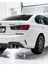 AWE Tuning Track Edition Exhaust | 3" Diameter | 4" Quad Chrome Silver Tips BMW M340i 2020-2025|BMW M340i xDrive 2020-2025|BMW M440i xDrive 2021-2025|BMW M440i 2022-2025                                     - 3020-42078 - Image 3