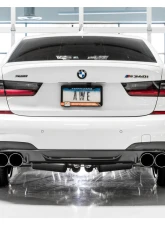 AWE Tuning Track Edition Exhaust | 3" Diameter | 4" Quad Chrome Silver Tips BMW M340i 2020-2025|BMW M340i xDrive 2020-2025|BMW M440i xDrive 2021-2025|BMW M440i 2022-2025                                     - 3020-42078 - Image 4