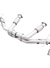 AWE Tuning Track Edition Exhaust | 3" Diameter | 4.5" Quad Chrome Silver Tips Chevrolet Corvette Stingray 2020-2025|Chevrolet Corvette E-Ray 2024-2025                                     - 3020-42080 - Image 10
