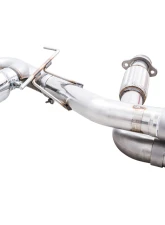 AWE Tuning Track Edition Exhaust | 3" Diameter | 4.5" Quad Chrome Silver Tips Chevrolet Corvette Stingray 2020-2025|Chevrolet Corvette E-Ray 2024-2025                                     - 3020-42080 - Image 2