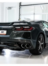 AWE Tuning Track Edition Exhaust | 3" Diameter | 4.5" Quad Chrome Silver Tips Chevrolet Corvette Stingray 2020-2025|Chevrolet Corvette E-Ray 2024-2025                                     - 3020-42080 - Image 3