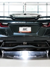 AWE Tuning Track Edition Exhaust | 3" Diameter | 4.5" Quad Chrome Silver Tips Chevrolet Corvette Stingray 2020-2025|Chevrolet Corvette E-Ray 2024-2025                                     - 3020-42080 - Image 4