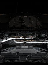 AWE Tuning Track Edition Exhaust | 3" Diameter | 4.5" Quad Chrome Silver Tips Chevrolet Corvette Stingray 2020-2025|Chevrolet Corvette E-Ray 2024-2025                                     - 3020-42080 - Image 7