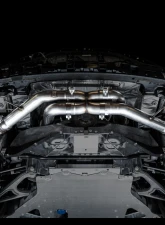 AWE Tuning Track Edition Exhaust | 3" Diameter | 4.5" Quad Chrome Silver Tips Chevrolet Corvette Stingray 2020-2025|Chevrolet Corvette E-Ray 2024-2025                                     - 3020-42080 - Image 10