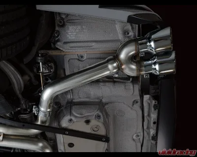 AWE Tuning Track Edition Exhaust | 3" Diameter | 4.5" Quad Chrome Silver Tips Audi S7 Sportback 2020-2024|Audi S6 2020-2024 - 3020-42101