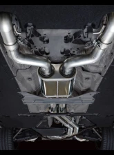 AWE Tuning Track Edition Exhaust | 3" Diameter | 4.5" Quad Chrome Silver Tips Audi S7 Sportback 2020-2024|Audi S6 2020-2024                                     - 3020-42101 - Image 5