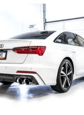 AWE Tuning Track Edition Exhaust | 3" Diameter | 4.5" Quad Chrome Silver Tips Audi S7 Sportback 2020-2024|Audi S6 2020-2024                                     - 3020-42101 - Image 7