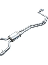AWE Tuning Track Edition Exhaust | 3" Diameter | 4.5" Quad Chrome Silver Tips Audi S7 Sportback 2020-2024|Audi S6 2020-2024                                     - 3020-42101 - Image 11