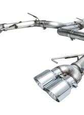 AWE Tuning Track Edition Exhaust | 3" Diameter | 4.5" Quad Chrome Silver Tips Audi S7 Sportback 2020-2024|Audi S6 2020-2024                                     - 3020-42101 - Image 12