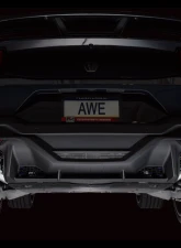 AWE Tuning Track Edition Exhaust | 5" Quad Chrome Silver Tips Ford Mustang Dark Horse 2024-2025                                     - 3020-42375 - Image 3