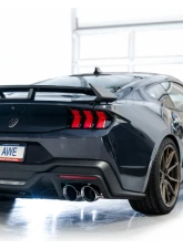 AWE Tuning Track Edition Exhaust | 5" Quad Chrome Silver Tips Ford Mustang Dark Horse 2024-2025                                     - 3020-42375 - Image 5
