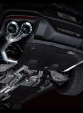 AWE Tuning Track Edition Exhaust | 5" Quad Chrome Silver Tips Ford Mustang Dark Horse 2024-2025                                     - 3020-42375 - Image 13
