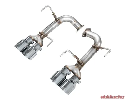 AWE Tuning Track Edition Axleback Exhaust Chrome Silver Tips Subaru WRX  2022-2025 - 3020-42424