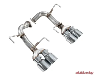 AWE Tuning Track Edition Axleback Exhaust Chrome Silver Tips Subaru WRX  2022-2025 - 3020-42424