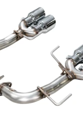AWE Tuning Track Edition Axleback Exhaust Chrome Silver Tips Subaru WRX  2022-2025                                     - 3020-42424 - Image 3