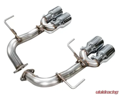 AWE Tuning Track Edition Axleback Exhaust Chrome Silver Tips Subaru WRX  2022-2025 - 3020-42424