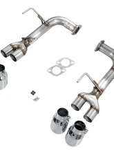 AWE Tuning Track Edition Axleback Exhaust Chrome Silver Tips Subaru WRX  2022-2025                                     - 3020-42424 - Image 4