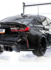 AWE Tuning Track Edition Cat Back Exhaust | 3" Diameter | 4.5" Quad Diamond Black Tips BMW M3| M4 2021-2025                                     - 3020-42482 - Image 3