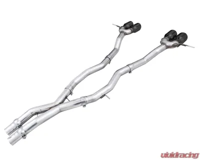 AWE Tuning Track Edition Cat Back Exhaust | 3" Diameter | 4.5" Quad Diamond Black Tips BMW M3| M4 2021-2025 - 3020-42482