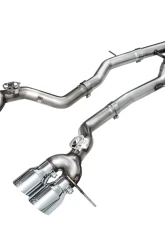 AWE Tuning Track Edition Exhaust | 4.5" Quad Chrome Silver Tips BMW G87 M2 2023-2025                                     - 3020-42487 - Image 15