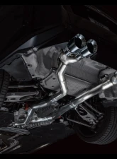 AWE Tuning Track Edition Exhaust | 4.5" Quad Chrome Silver Tips BMW G87 M2 2023-2025                                     - 3020-42487 - Image 2