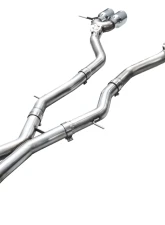 AWE Tuning Track Edition Exhaust | 4.5" Quad Chrome Silver Tips BMW G87 M2 2023-2025                                     - 3020-42487 - Image 9