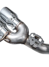 AWE Tuning Track Edition Exhaust | 4.5" Quad Chrome Silver Tips BMW G87 M2 2023-2025                                     - 3020-42487 - Image 11