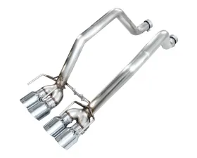 AWE Tuning Track Edition Axleback Exhaust Chrome Silver Tips Chevrolet Corvette Z06 2006-2013