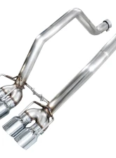 AWE Tuning Track Edition Axleback Exhaust Chrome Silver Tips Chevrolet Corvette Z06 2006-2013                                     - 3020-42606 - Image 4