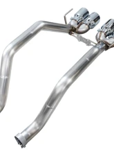 AWE Tuning Track Edition Axleback Exhaust Chrome Silver Tips Chevrolet Corvette Z06 2006-2013                                     - 3020-42606 - Image 2