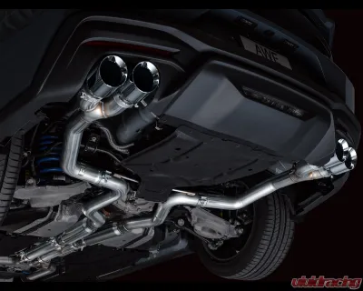 AWE Tuning Track Edition Exhaust | 4" Quad Chrome Silver Tips Ford Mustang GT 2024-2024|Ford Mustang GT Premium 2024-2024 - 3020-42650