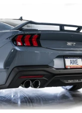 AWE Tuning Track Edition Exhaust | 4" Quad Chrome Silver Tips Ford Mustang GT 2024-2024|Ford Mustang GT Premium 2024-2024                                     - 3020-42650 - Image 7